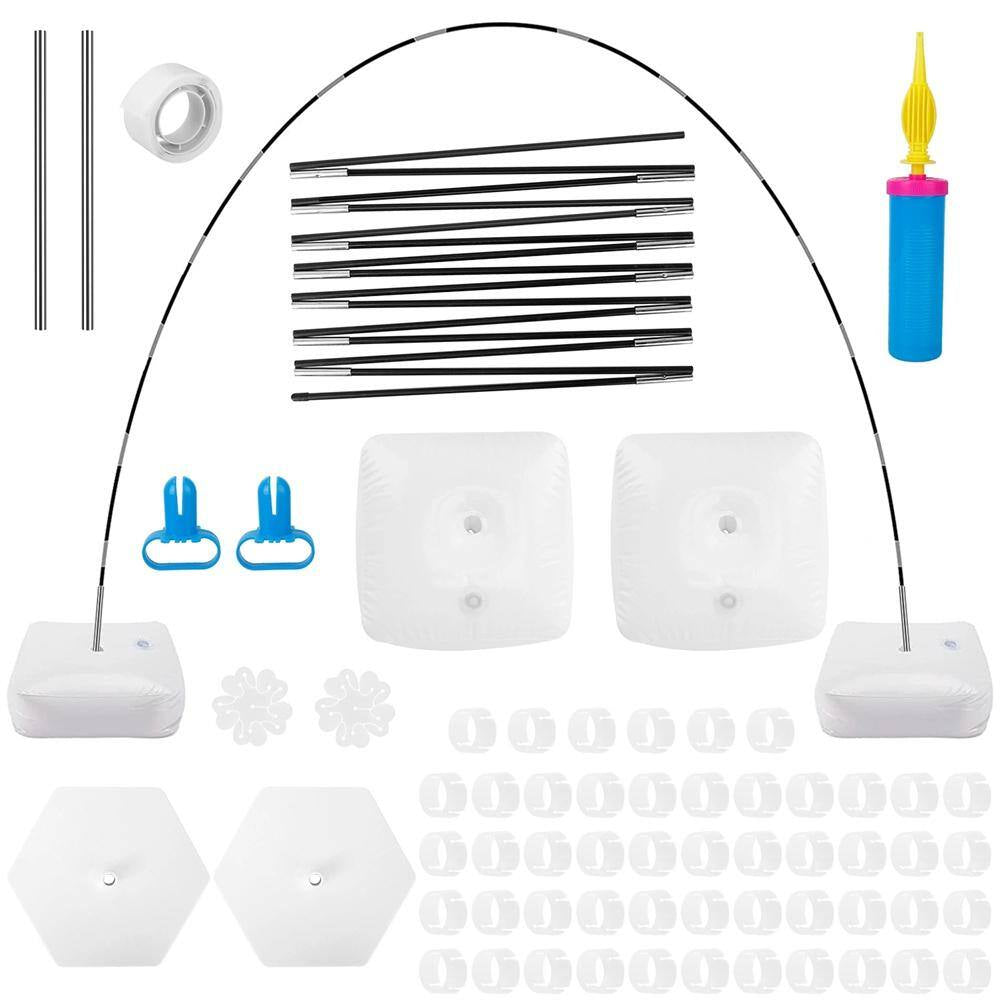 7.2 Ft. Balloon Arch Stand Kit Adjustable Background Balloon Frame Stand Set, Trellis Accessory
