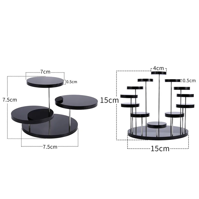 Cupcake Stand Acrylic Display for Jewelry Cake Dessert Rack Party Decor
