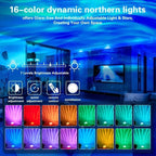 LED Night Light Northern Aurora/Water Ripple Projector Lamp with Remote Control Party Decor Light Projector Atmosphere Light