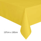 Disposable Tablecloth White Pink Table Cover Plastic Rectangle Desk Cloth for Birthday Wedding Party Table Decor Xmas