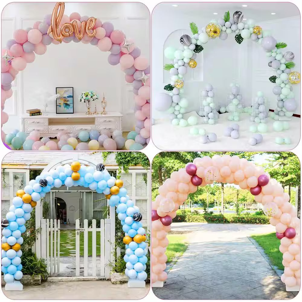 7.2 Ft. Balloon Arch Stand Kit Adjustable Background Balloon Frame Stand Set, Trellis Accessory