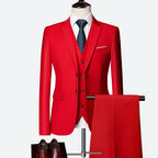 Wedding Suit Men Classical Men'S Business Suit 3 Pieces New Formal Korean Slims Suit Dress Suit Tuxedo Groom Suit