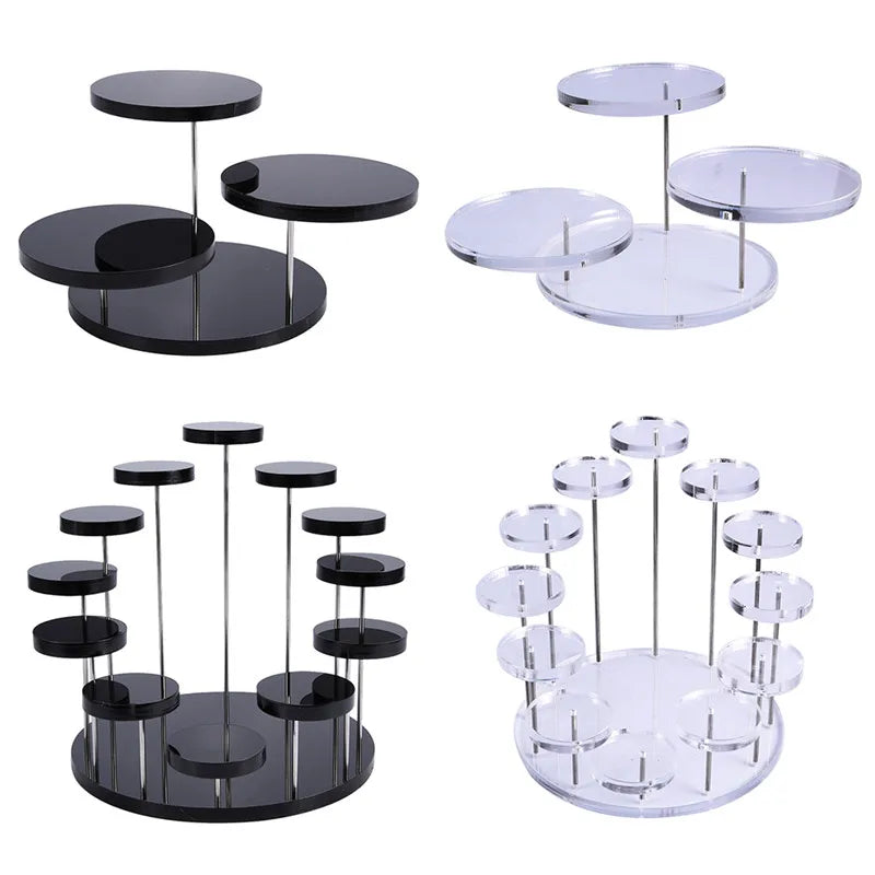 Cupcake Stand Acrylic Display for Jewelry Cake Dessert Rack Party Decor