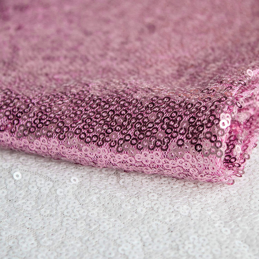 Pink Sequin Table Runners 72 X 12 Inch, Pack of 5, Sparkly Elegant Shiny Glitter for Valentine'S Day Wedding Decoration