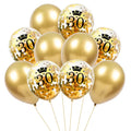 30 40 50 Years Old Latex Balloons Happy Birthday Party Decor Anniversary Adult 30Th 40Th 50Th Birthday Latex Balloons Gold