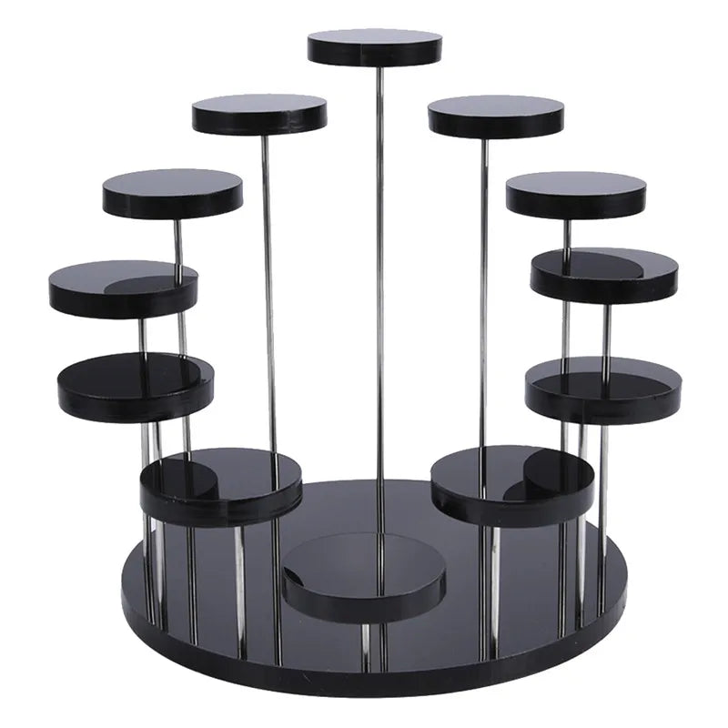Cupcake Stand Acrylic Display for Jewelry Cake Dessert Rack Party Decor