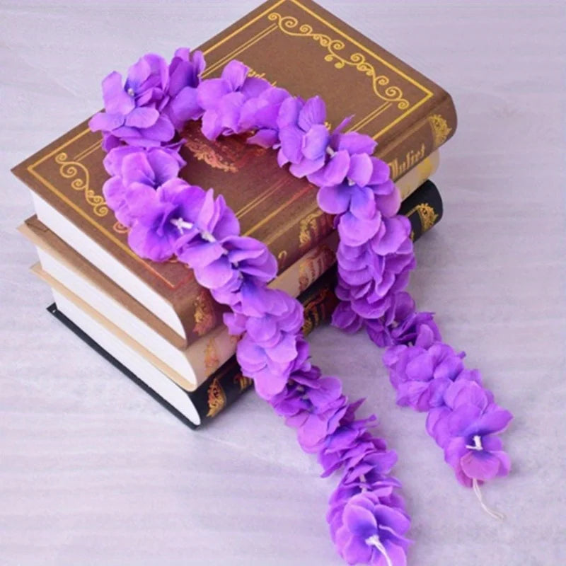 5Pcs 100CM Artificial Cherry Blossom Vine Silk Flowers for Party Wedding Ceiling Decor Fake Garland Arch Ivy Diy Party Decor