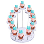 Cupcake Stand Acrylic Display for Jewelry Cake Dessert Rack Party Decor