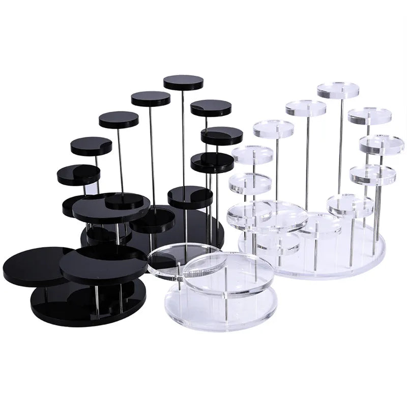 Cupcake Stand Acrylic Display for Jewelry Cake Dessert Rack Party Decor