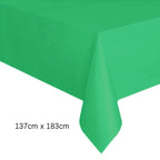 Disposable Tablecloth White Pink Table Cover Plastic Rectangle Desk Cloth for Birthday Wedding Party Table Decor Xmas