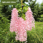 12Pcs Artificial Wisteria Flowers String Hanging Garland Outdoor Wedding Garden Arch Decoration Home Party Decor Fake Flower