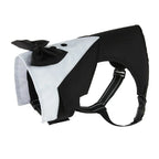 Halloween Christmas Dog Vest Tuxedo Harness Adjustable Tuxedo with Bow Tie for Male Dogs Wedding Party Suit Pet Costume Outfits